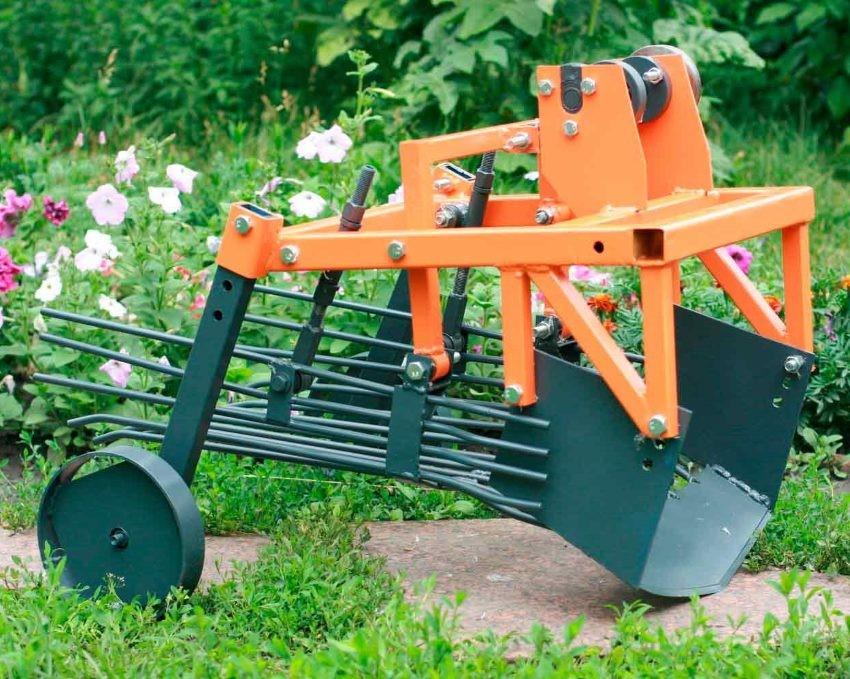 Как сделать и настроить самодельную картофелекопалку для мотоблока