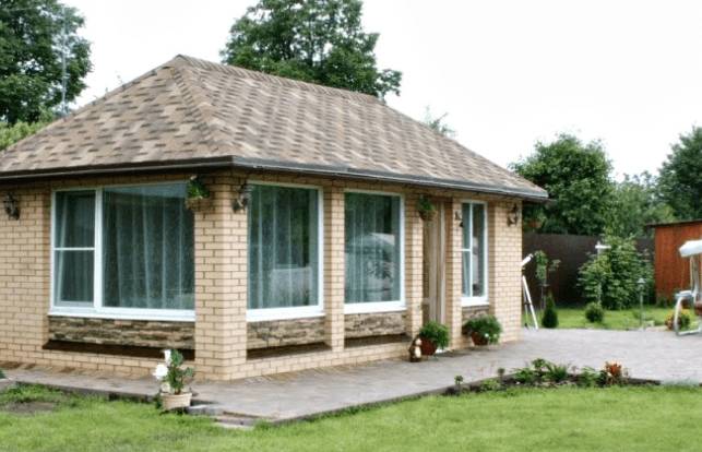 Летняя кухня для дачи своими руками: бюджетная, фото, проекты, с террасой