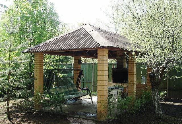 Беседка своими руками для дачи из подручных средств