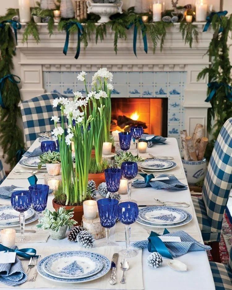 Сервировка новогоднего стола 2023 в домашних условиях: фото, оформление