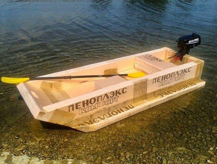 Как сделать лодку из пенопласта своими руками