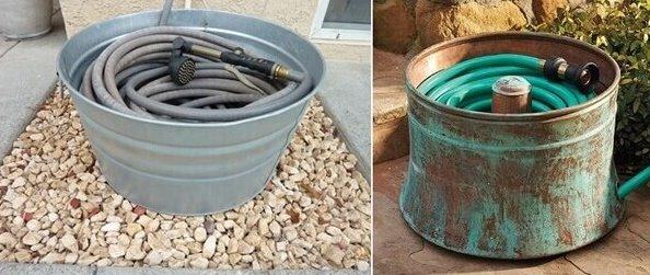 Системы и приспособления для хранения шлангов для полива зимой