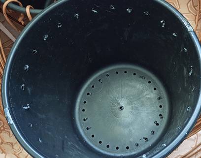 Плетение двухцветного кашпо из ротанга для начинающих