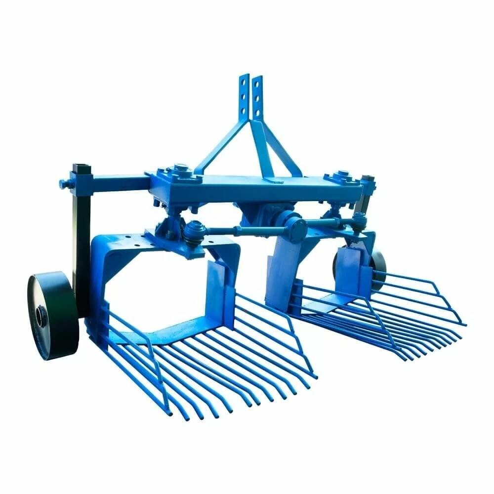 Как сделать и настроить самодельную картофелекопалку для мотоблока