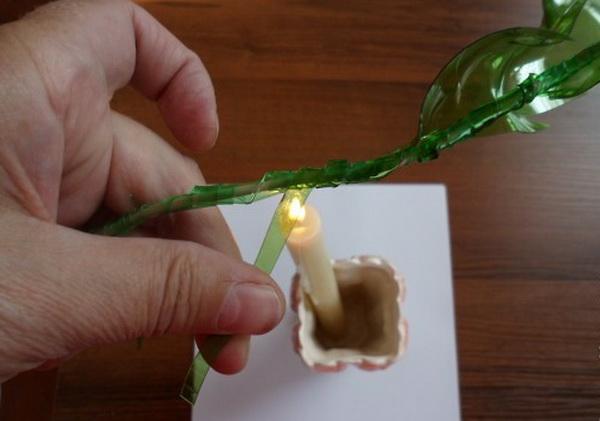 Ромашка из пластиковых бутылок своими руками: пошагово, фото