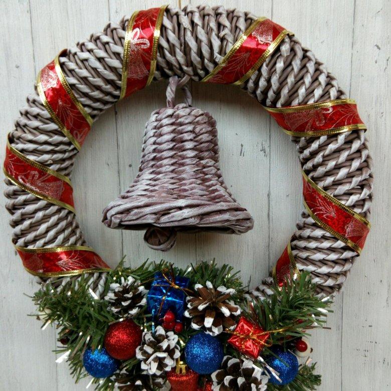 Рождественский венок из веток: как сделать своими руками, пошагово