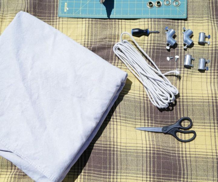 Как сделать уличный пляжный зонт своими руками