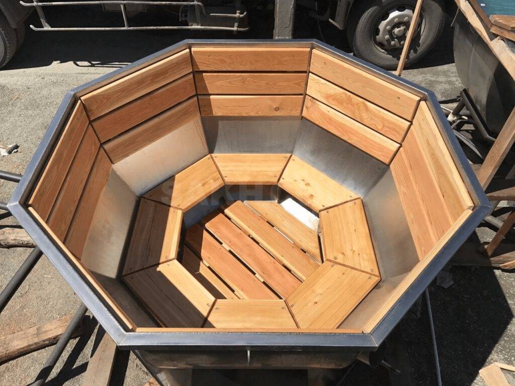 Банный чан: как сделать своими руками на дровах, из металла, чертежи