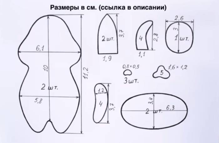 Бык из фетра своими руками: выкройки на елку, схемы, шаблоны, мастер-класс, фото