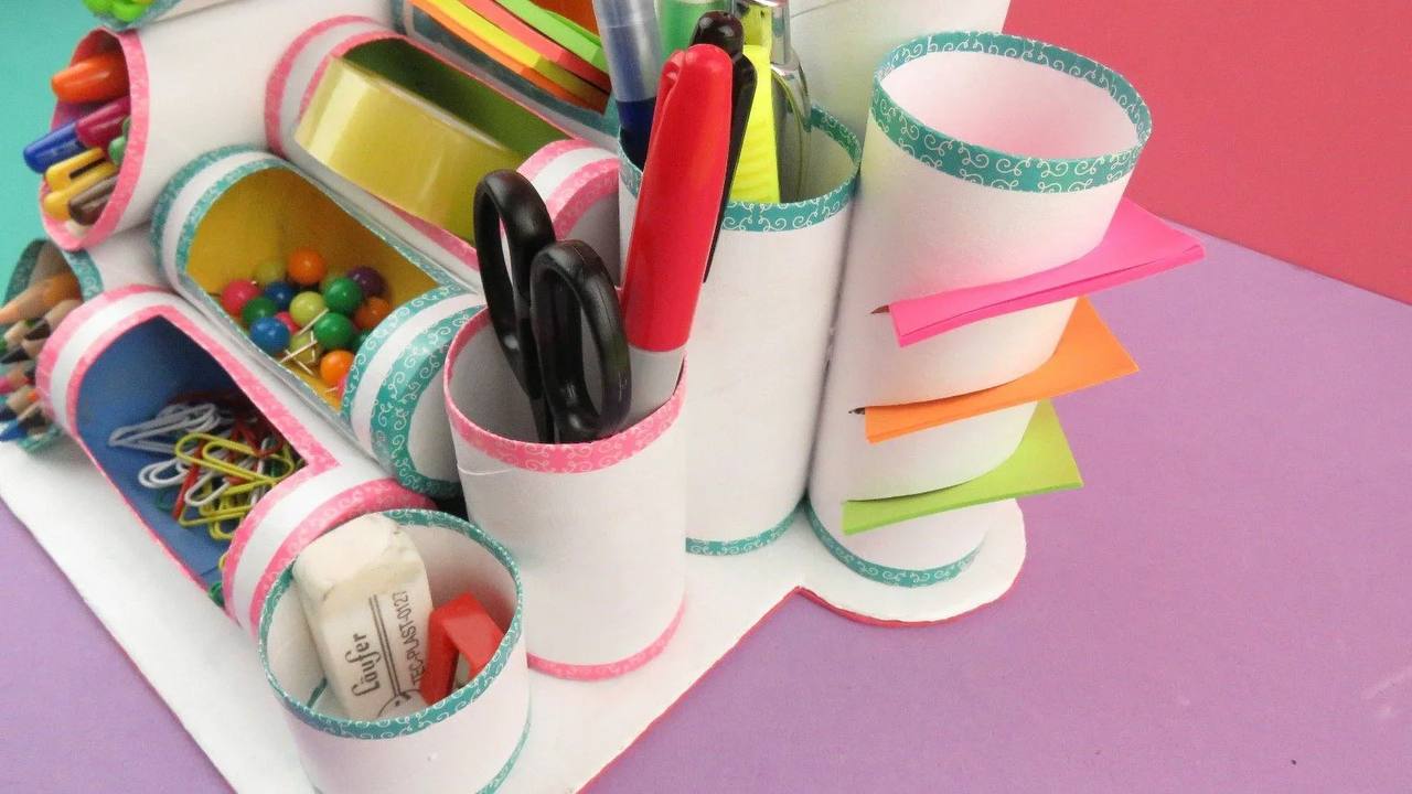 Подставка для канцелярии своими руками