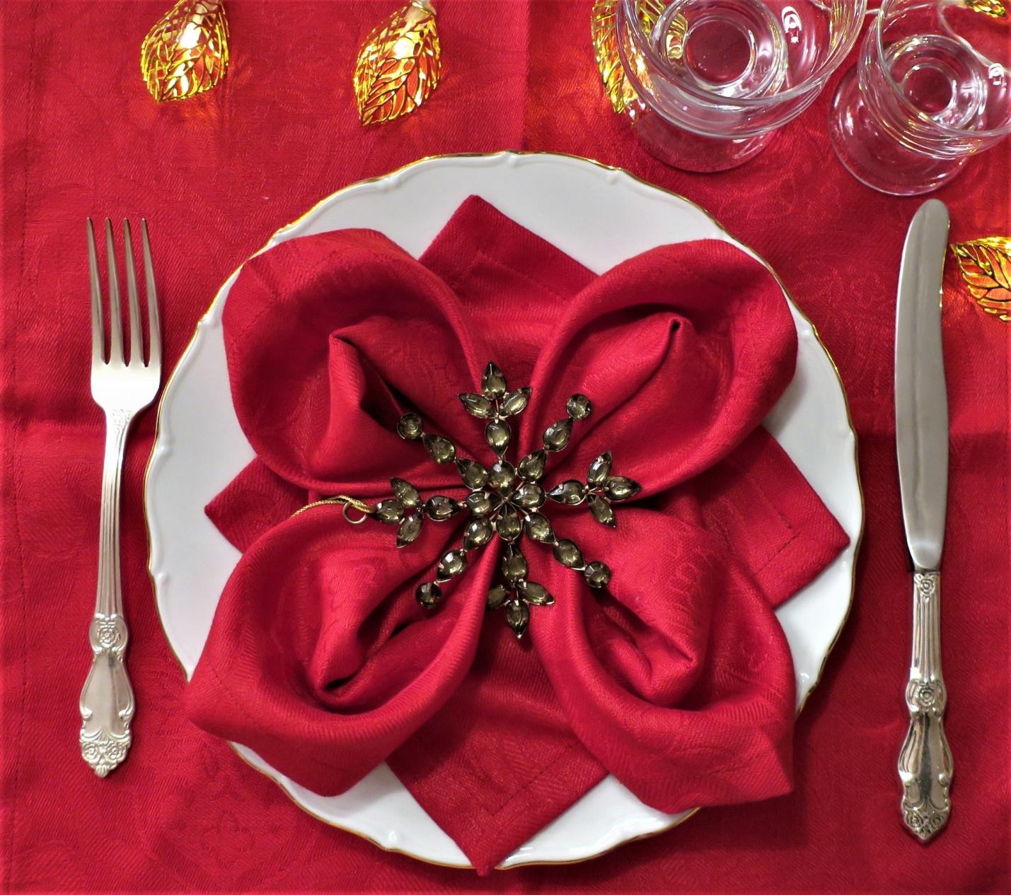 Сервировка новогоднего стола 2023 в домашних условиях: фото, оформление