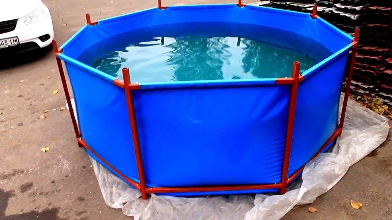 Как найти дырку в каркасном бассейне и заклеить ее