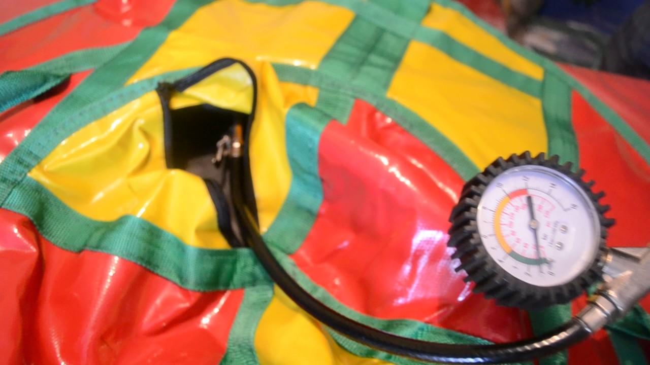 Как правильно надуть ватрушку (тюбинг) для катания в домашних условиях