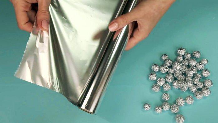 Как сделать елку из фольги своими руками