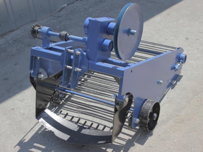 Как сделать и настроить самодельную картофелекопалку для мотоблока