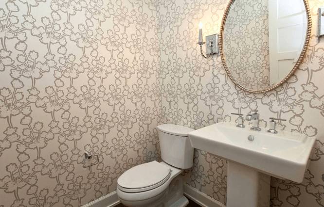 Обои для туалета в квартире: лучшие, как выбрать, фото, дизайн, отделка