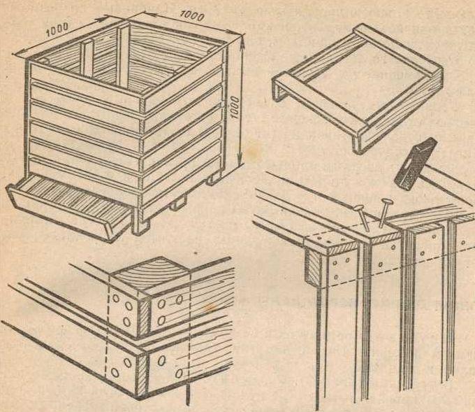 Как сделать ящик для хранения картофеля своими руками