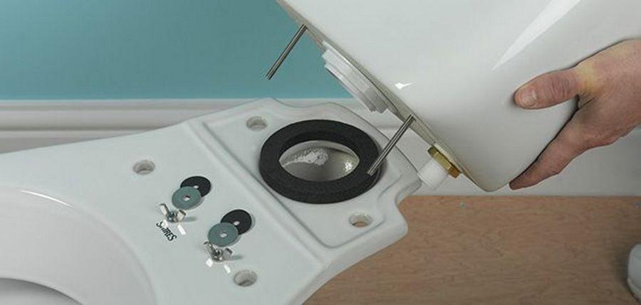 Как разобрать сливной бачок унитаза с кнопкой