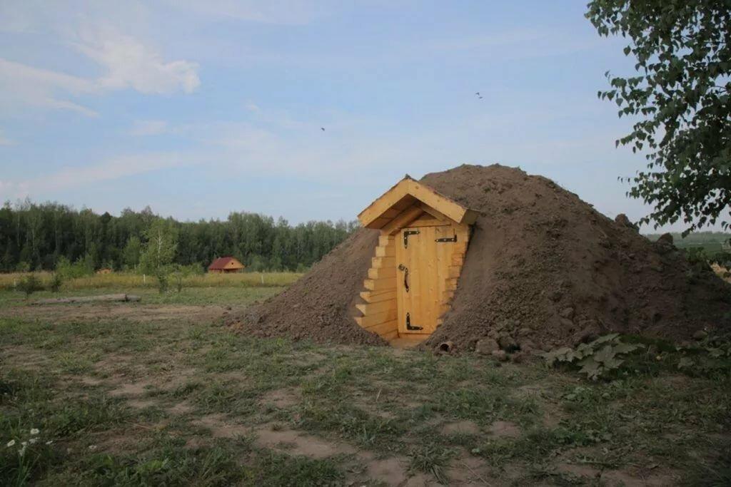 Как сделать насыпной погреб на дачном участке своими руками