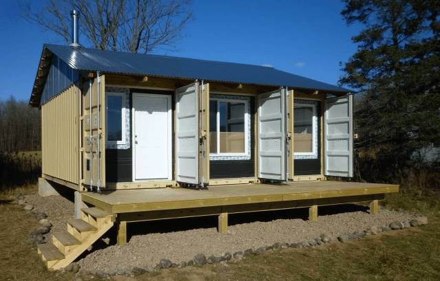 Металлическая бытовка своими руками для дачи: пошаговая инструкция, как сделать