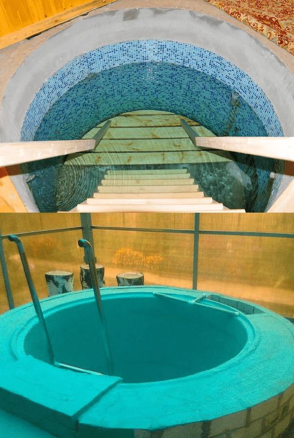 Купель своими руками на даче: деревянная, из бетона, из полипропилена, как сделать