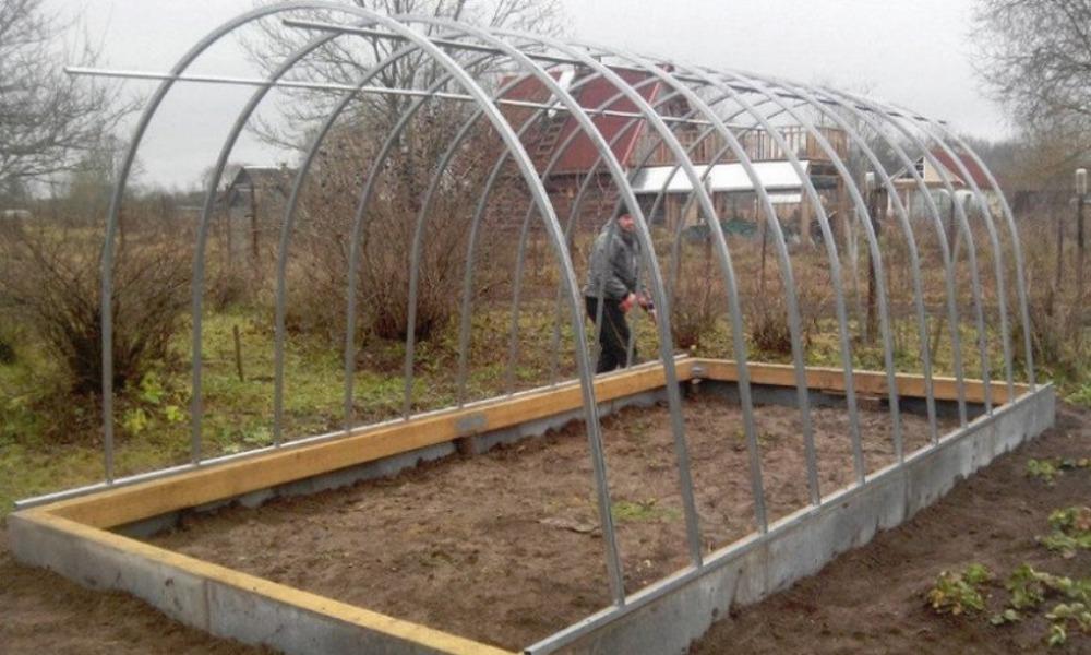 Теплица из стеклопластиковой арматуры своими руками: чертежи, размеры, как сделать