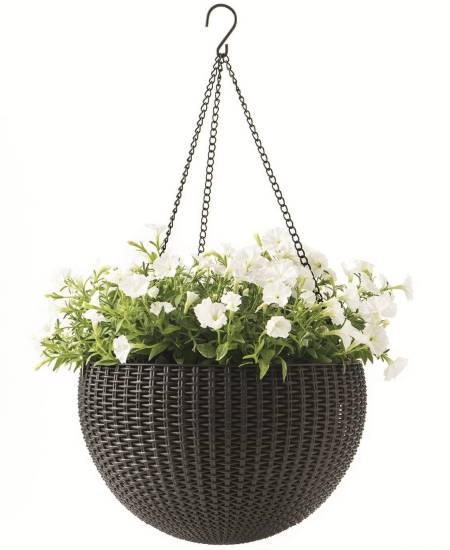 Как сделать подвесное кашпо своими руками для сада, комнатных цветов