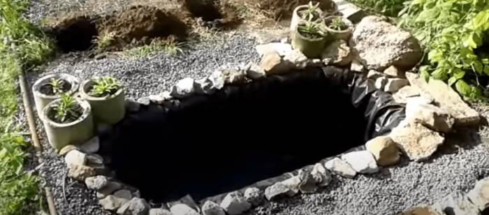 Как сделать пруд из старой ванны на даче своими руками