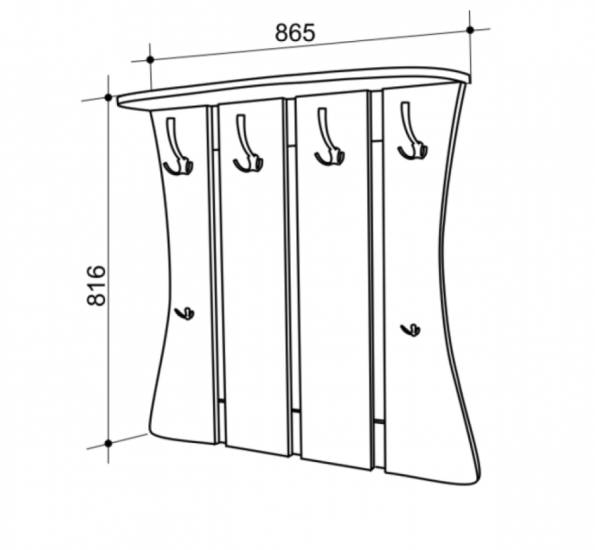 Настенная вешалка для одежды своими руками: деревянная, чертеж, фото