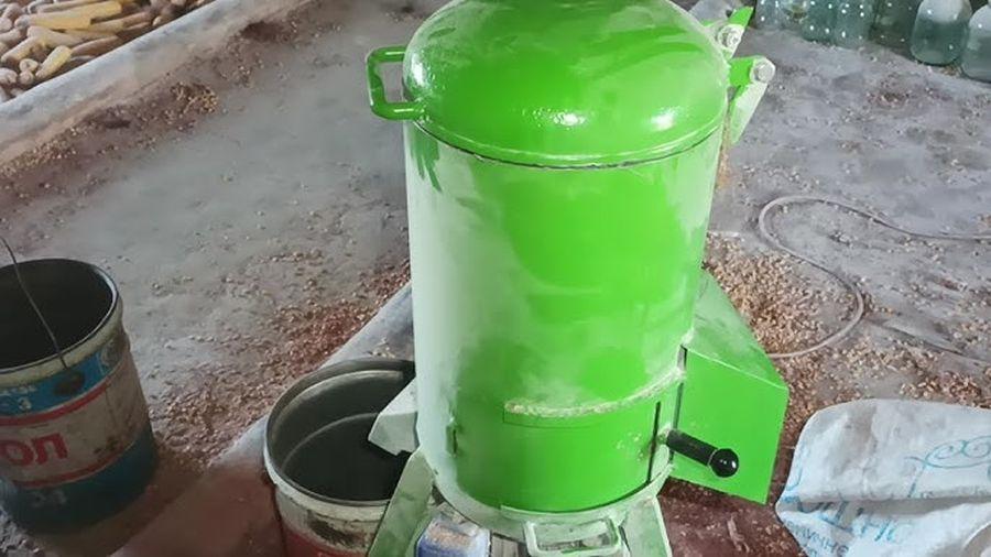 Самодельная кукурузная лущилка