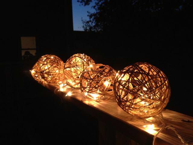 люстра из ниток своими руками мастер класс