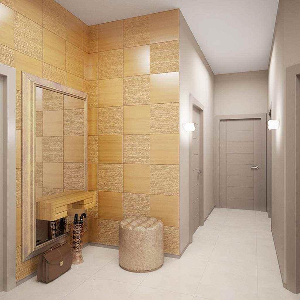 Плитка на стенах отделать прихожую в квартире