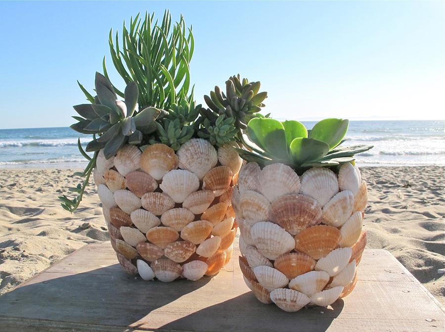 декор горшков для цветов своими руками