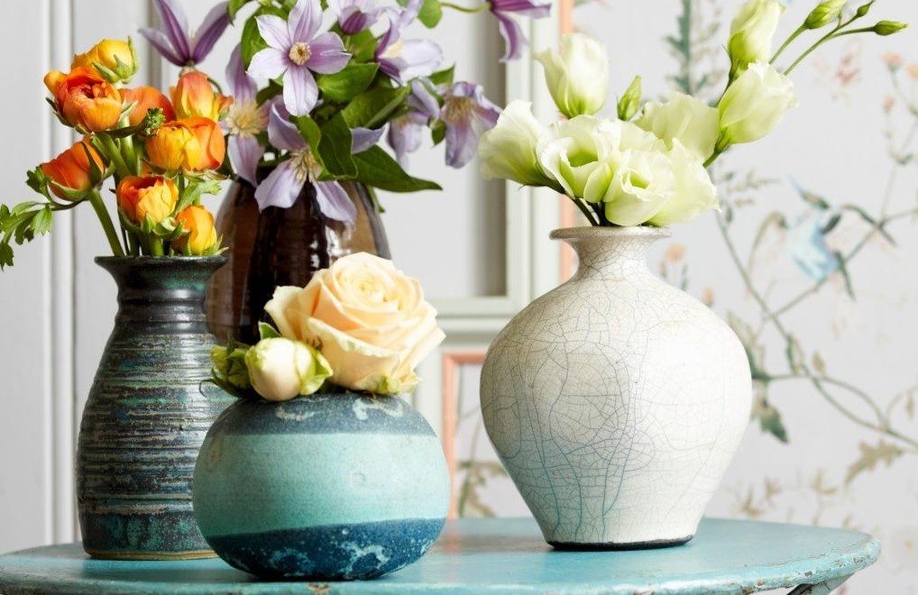 декор вазы своими руками цветы