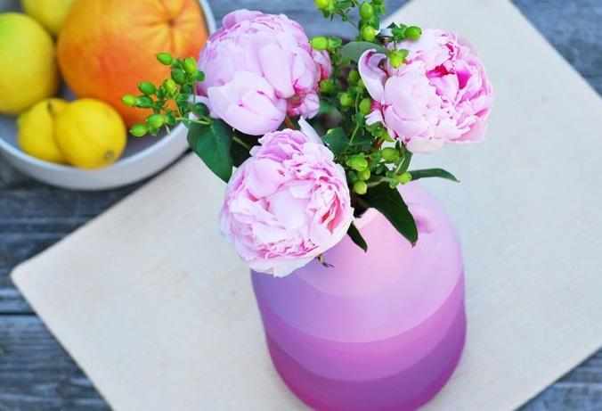 декорирование вазы своими руками