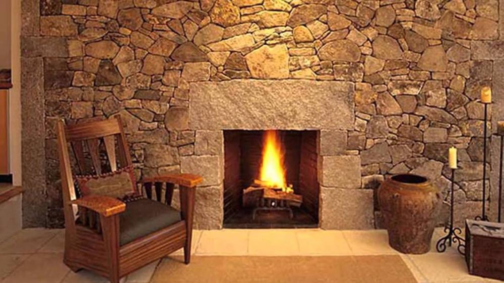 облицовочный камень в интерьере