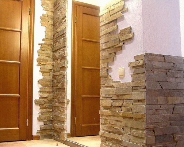 декоративный камень в интерьере (главный ключ)