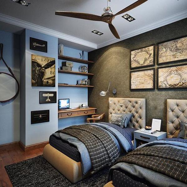 оформление детской для двух мальчиков дизайн комнаты для двух мальчиков разного возраста