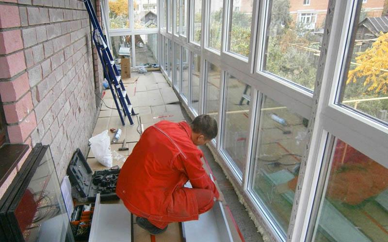 дизайн кухни совмещенной с балконом