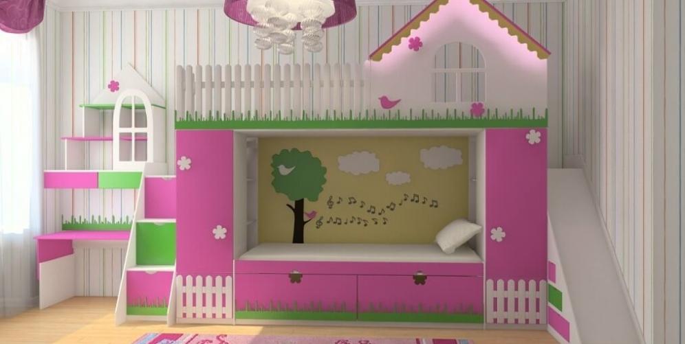 двухъярусная кровать замок dvuh