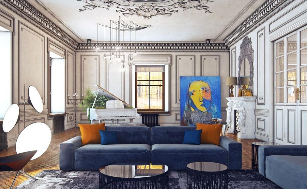 эклектика в интерьере (главный ключ)