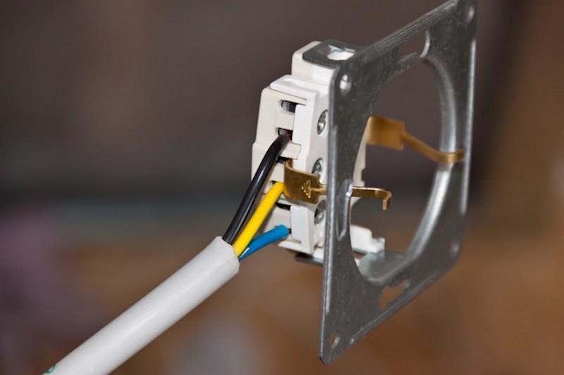 разводка электрики на кухне