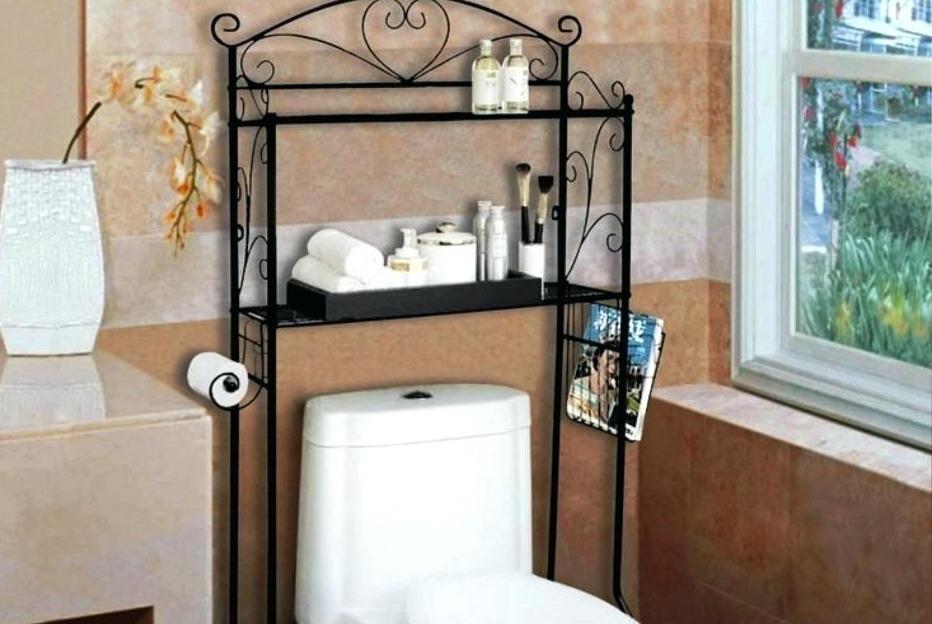 металлическая полка на колесах под раковину