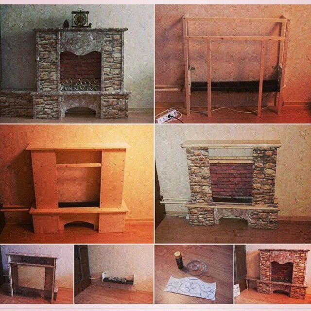 фальш стена в интерьере