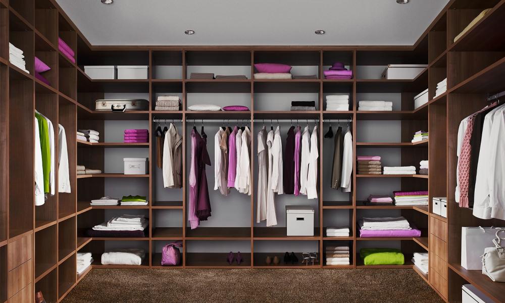 гардеробные комнаты маленьких размеров