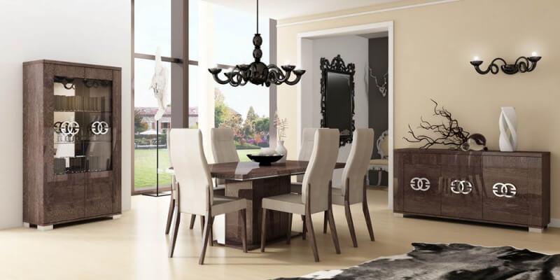 глянцевая мебель для гостиной