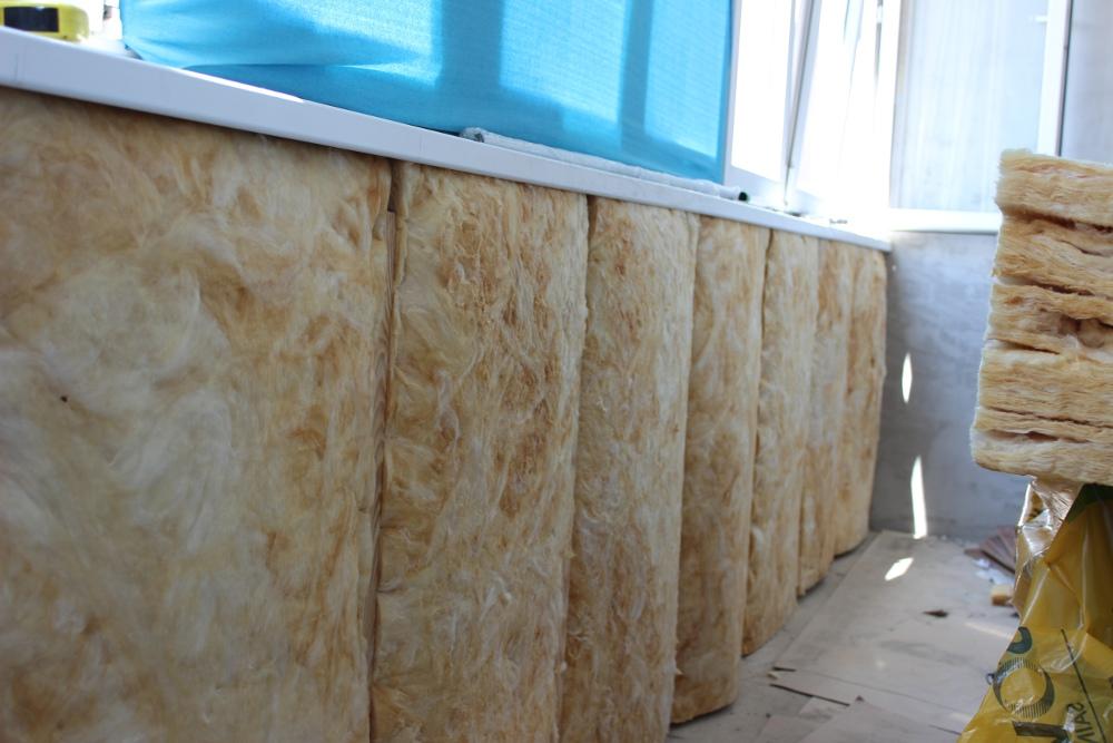 Утепление балкона изнутри минватой: пошаговая инструкция