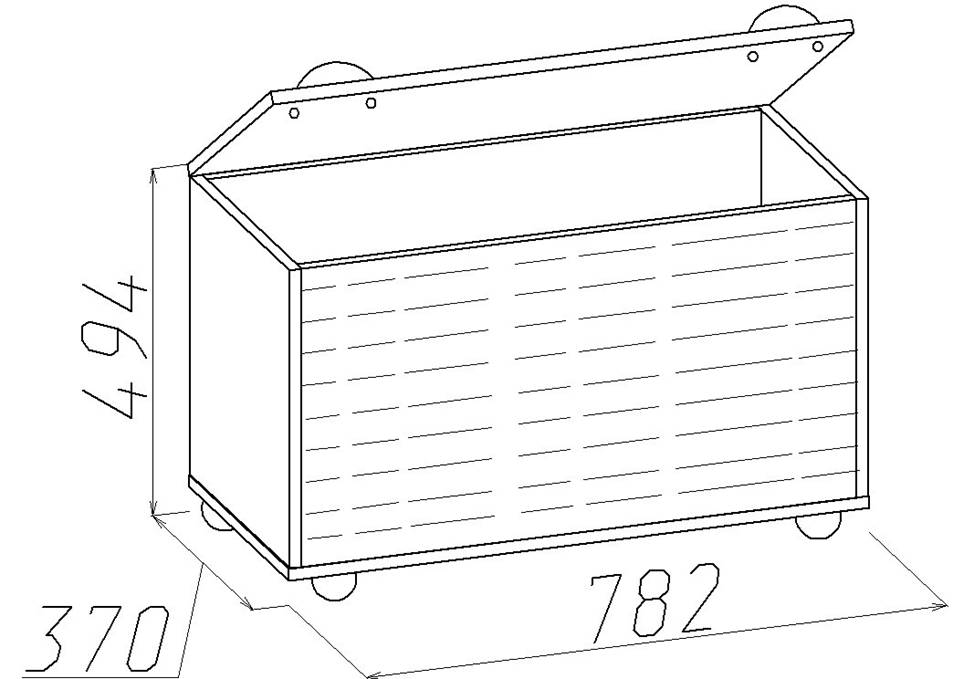 Деревянный сундук своими руками: как сделать, чертежи и размеры