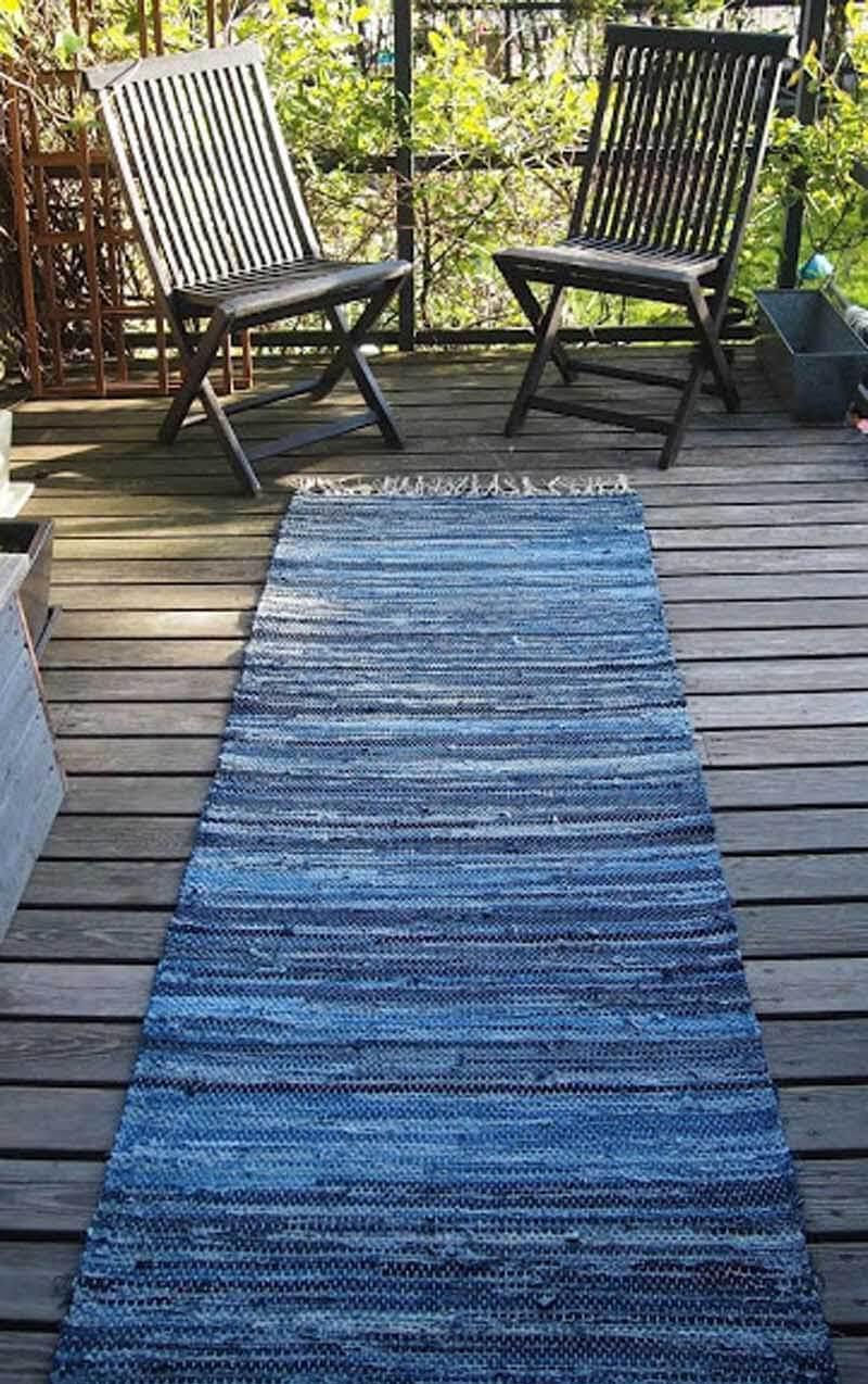 Коврики из старых джинсов: как сделать своими руками