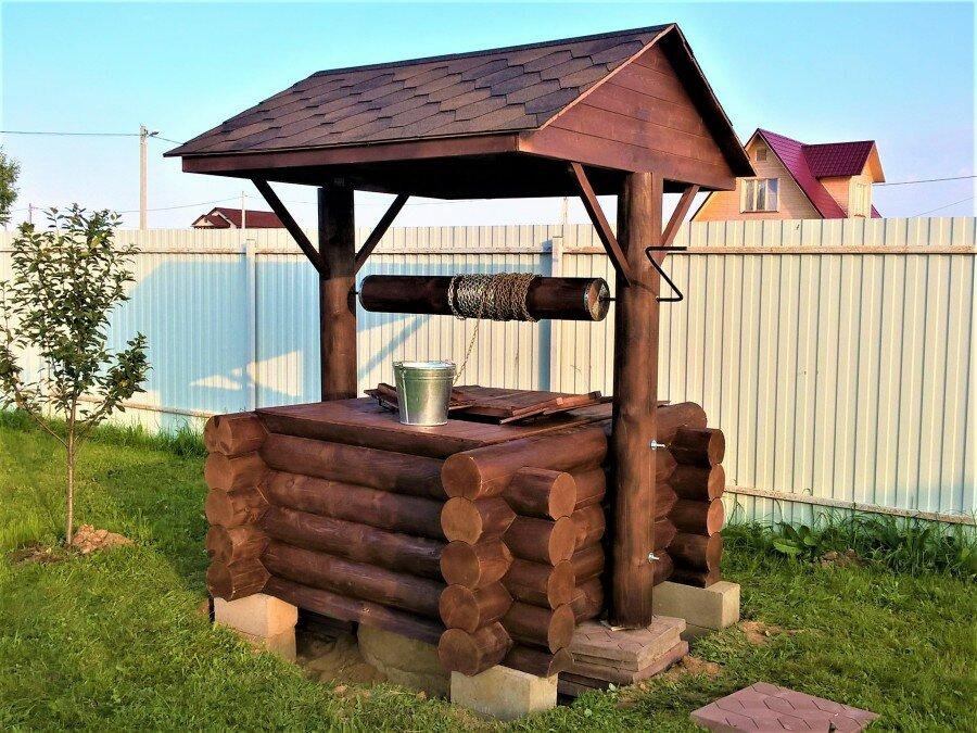 Как сделать колодезный домик своими руками: чертежи, фото, размеры